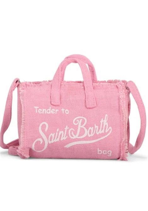 Phone bag in lino SAINT BARTH | PHONE002 PHONE BAG LINEN00142L LINEN 21 PINK